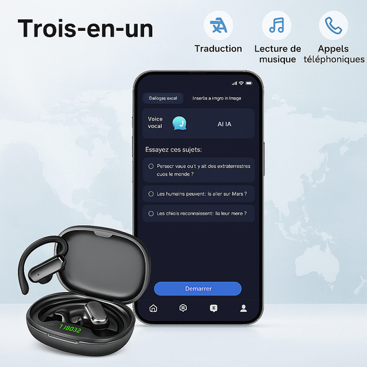 🎧 Écouteurs Traducteur AI